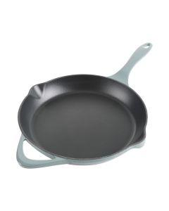 Cravings By Chrissy Teigen 11 Inch Round Enameled Cast Iron Skillet in Ombre Green